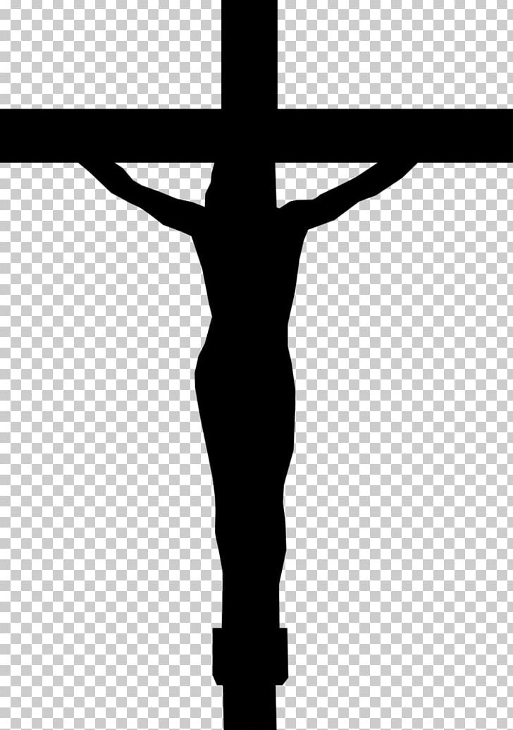 Sketch crucifix jesus on cross Royalty Free Vector Image