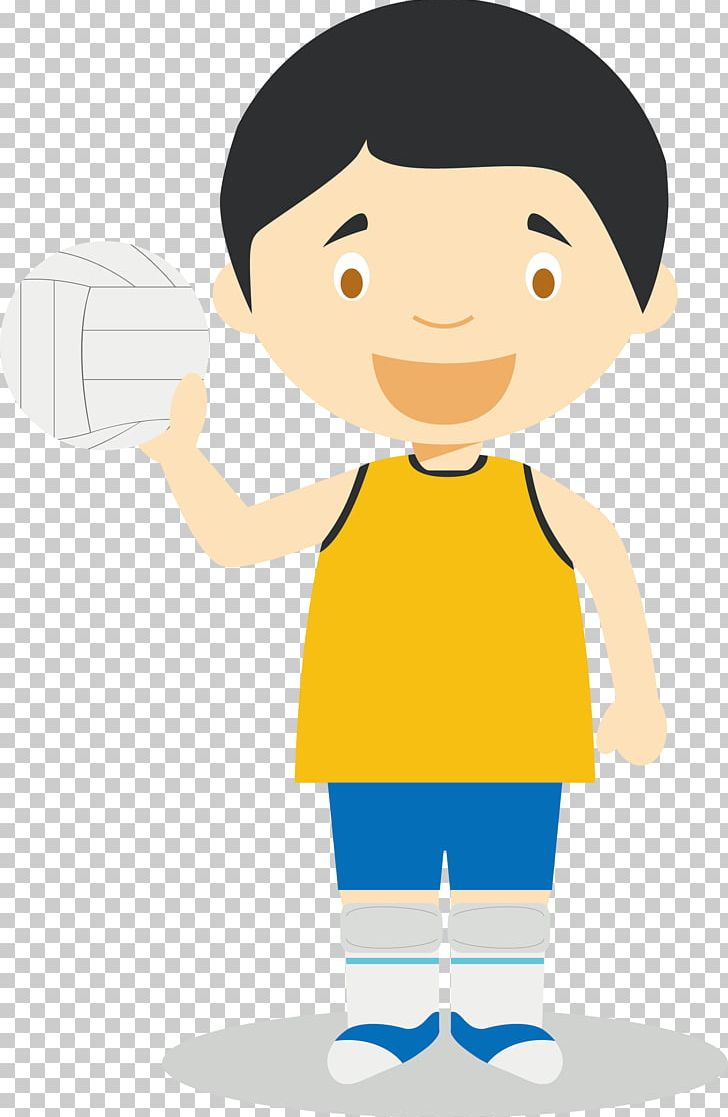 Sport Cartoon Illustration PNG, Clipart, Arm, Beach Volleyball, Boy, Cartoon, Cartoon Characters Free PNG Download