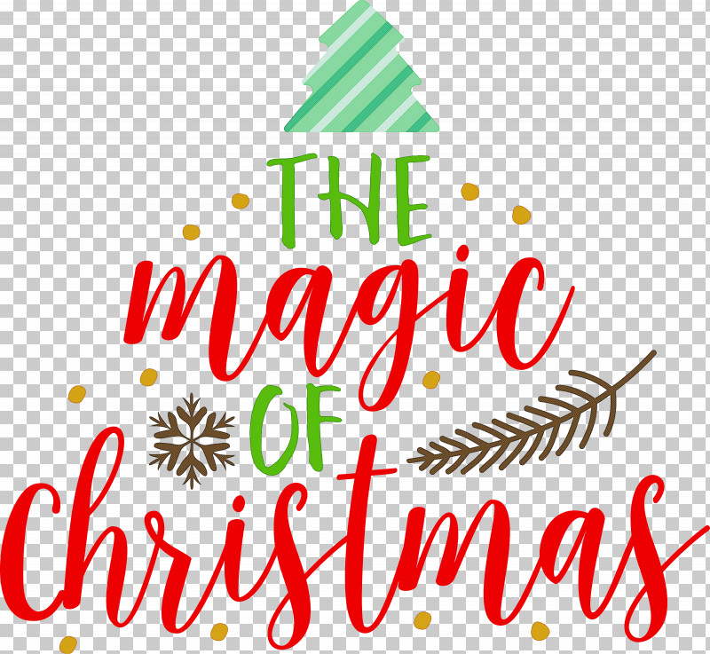 The Magic Of Christmas Christmas Tree PNG, Clipart, Christmas Tree, Geometry, Line, Logo, M Free PNG Download