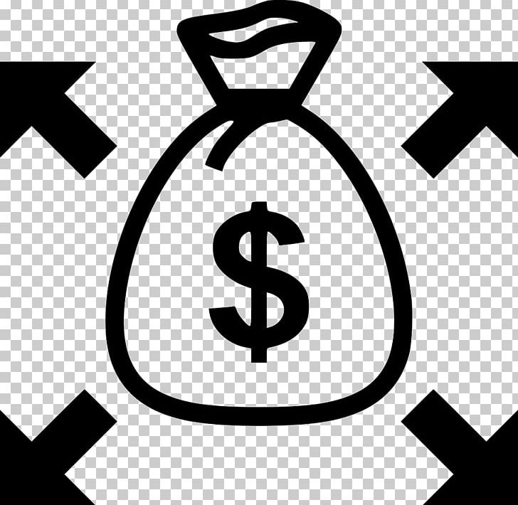 Computer Icons Money Bag Dollar Sign United States Dollar PNG, Clipart, Area, Black And White, Brand, Coin, Computer Icons Free PNG Download