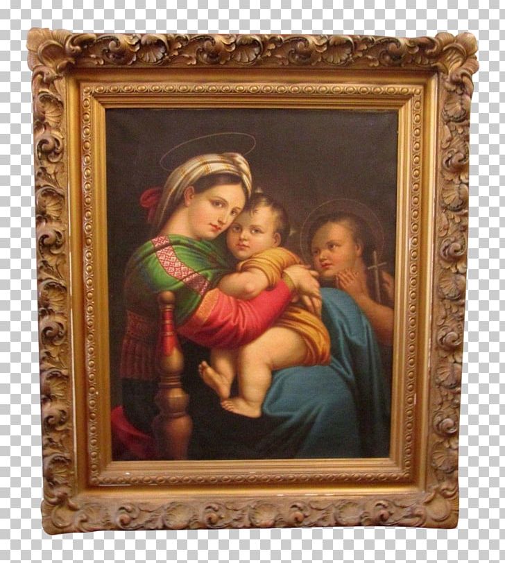 Oil Painting Madonna Della Seggiola Canvas PNG, Clipart, After, Antique, Art, Artwork, Canvas Free PNG Download