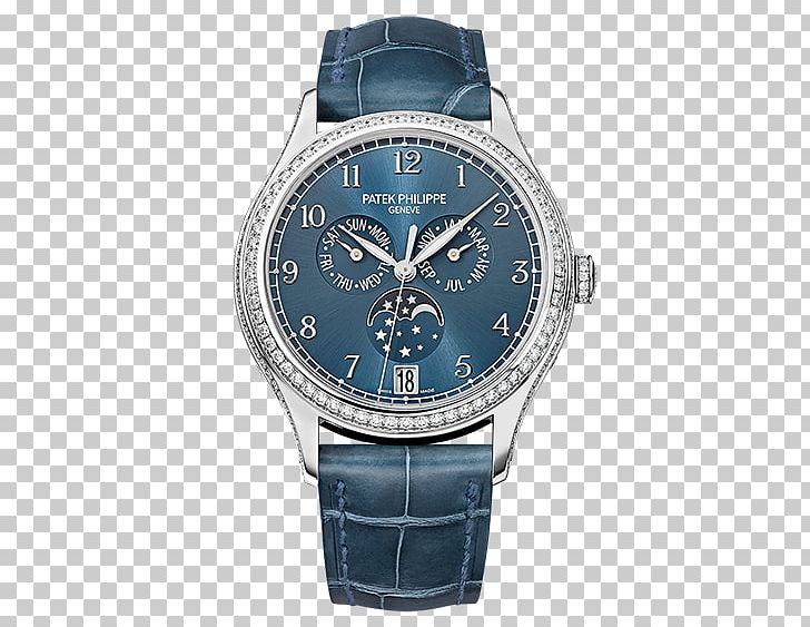 Patek Philippe & Co. Annual Calendar Complication Automatic Watch PNG, Clipart, Accessories, Annual Calendar, Automatic Watch, Brand, Cobalt Blue Free PNG Download