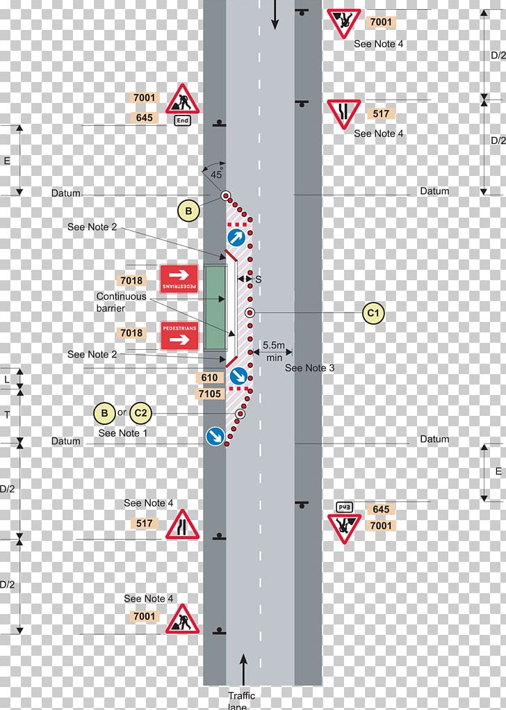 Roadworks Traffic Sign Traffic Management PNG, Clipart, Angle, Area, Carriageway, Diagram, Lane Free PNG Download