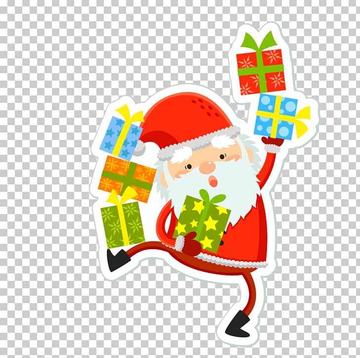 Santa Claus Christmas Euclidean Illustration PNG, Clipart, Cartoon, Christmas Decoration, Christmas Png, Creative Christmas, Fictional Character Free PNG Download