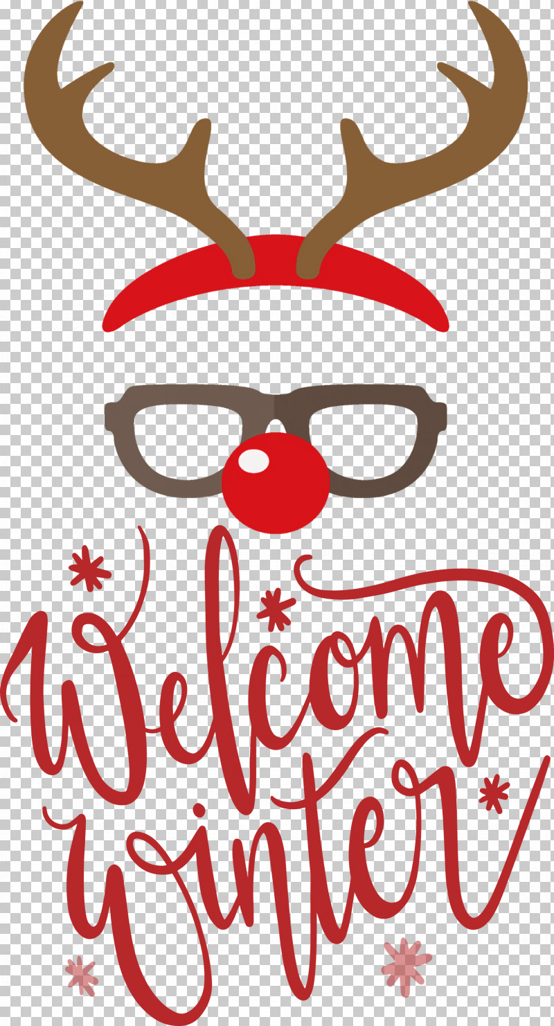 Welcome Winter PNG, Clipart, Biology, Character, Christmas Day, Deer, Happiness Free PNG Download