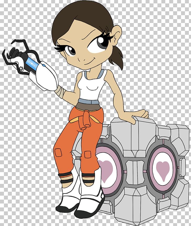 Portal 2 Chell GLaDOS PNG, Clipart, Arm, Art, Boy, Cartoon, Chell Free PNG Download