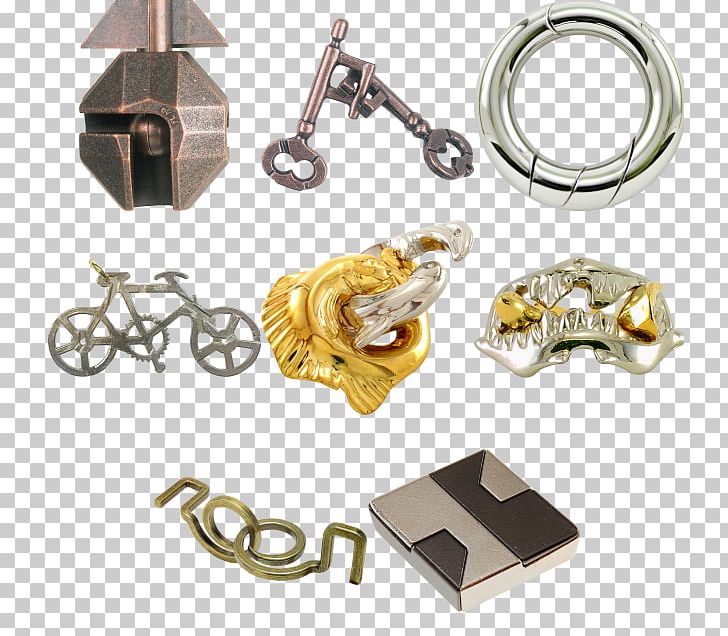 Puzzle Hanayama Huzzle Riddle Brain Teaser PNG, Clipart, Body Jewelry, Brain Teaser, Brass, Chain, Enigma Machine Free PNG Download