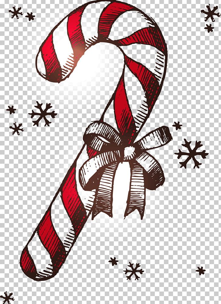 Candy Cane Santa Claus Reindeer Christmas PNG, Clipart, Bow, Candy, Candy Vector, Cane, Cane Vector Free PNG Download