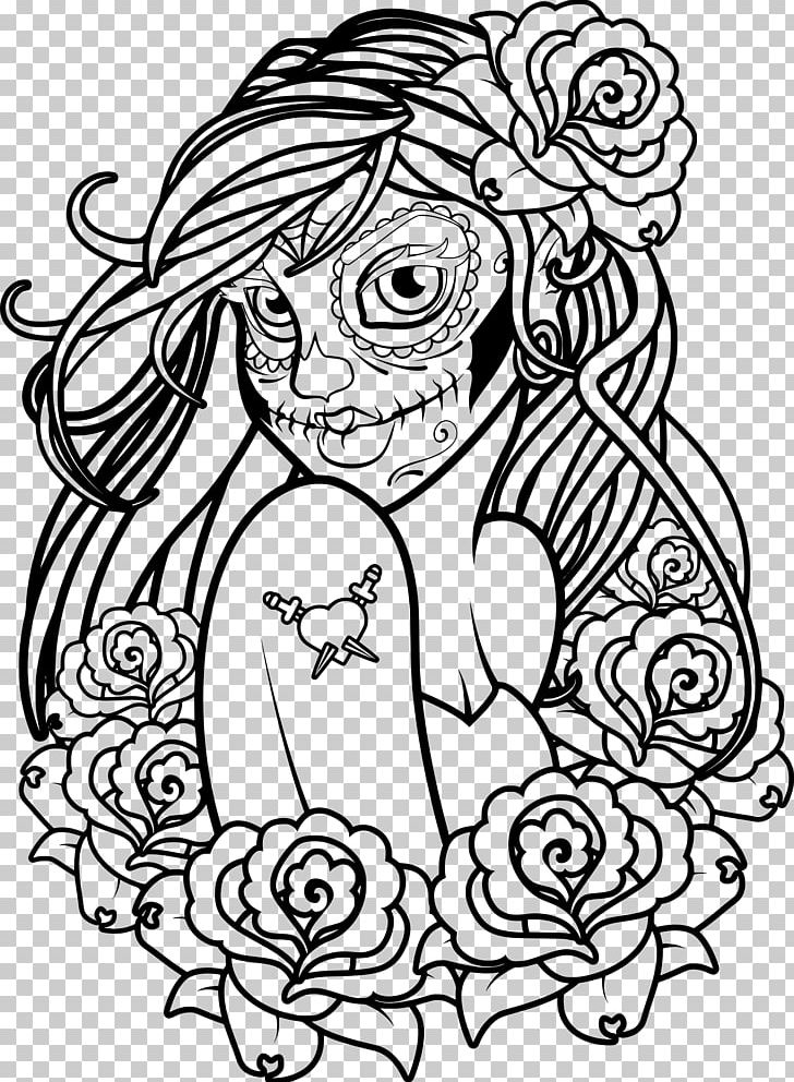 Line Art Visual Arts Photography PNG, Clipart, Arm, Art, Black, Black And White, Catrina Free PNG Download