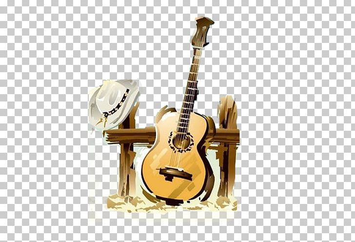 Country Music Drawing PNG, Clipart, Cartoon, Cowboy Hat, Cuatro, Guitar Accessory, Guitar Drawing Free PNG Download
