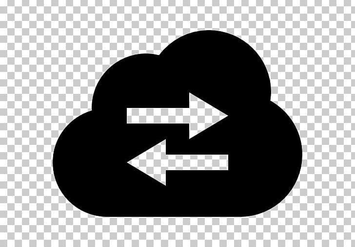 Computer Icons Symbol Cloud Computing PNG, Clipart, Arrow, Black And White, Cloud Computing, Computer, Computer Icons Free PNG Download
