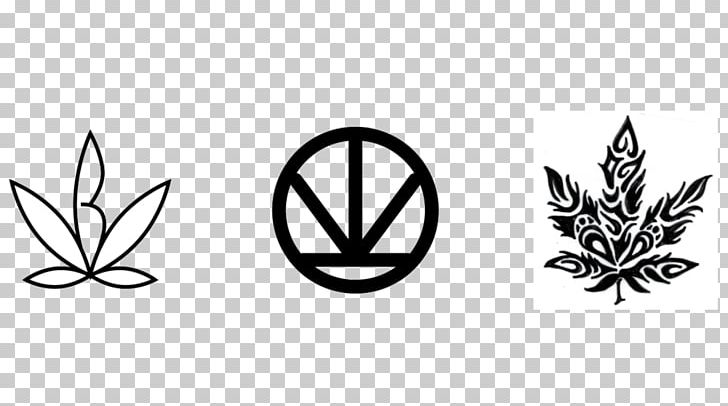 Logo Font Leaf Line Flower PNG, Clipart, Black And White, Cannabis, Circle, Flower, Leaf Free PNG Download