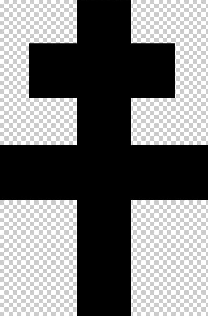 Cross Of Lorraine Patriarchal Cross Crosses In Heraldry PNG, Clipart, Angle, Arrow Cross, Black, Black And White, Christian Cross Free PNG Download