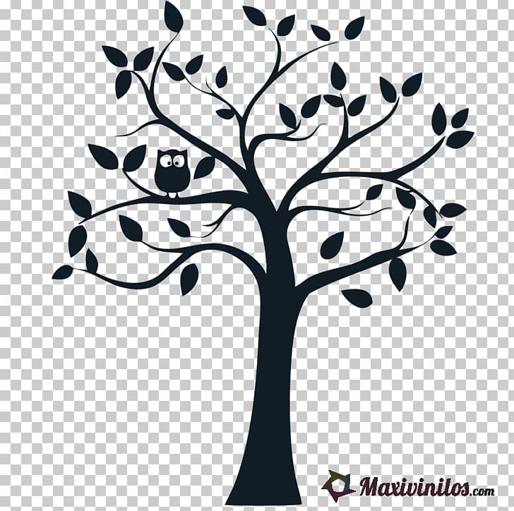 Wall Decal Twig Sticker PNG, Clipart, Black And White, Branch, Flora, Flower, Leaf Free PNG Download
