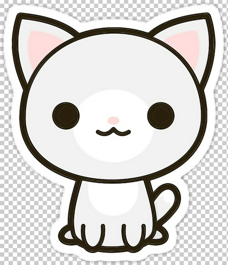 Cat Kitten Kawaii Cuteness White Cat PNG, Clipart, Black Cat, Cat, Cuteness, Drawing, Kawaii Free PNG Download
