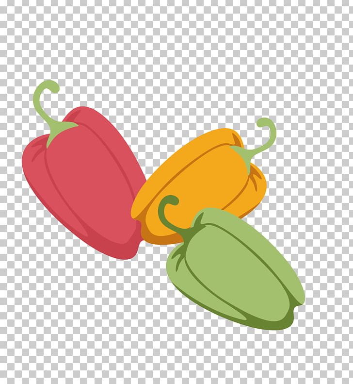 Bell Pepper Flat Design Black Pepper PNG, Clipart, Bell Pepper, Black Pepper, Capsicum, Capsicum Annuum, Chili Pepper Free PNG Download