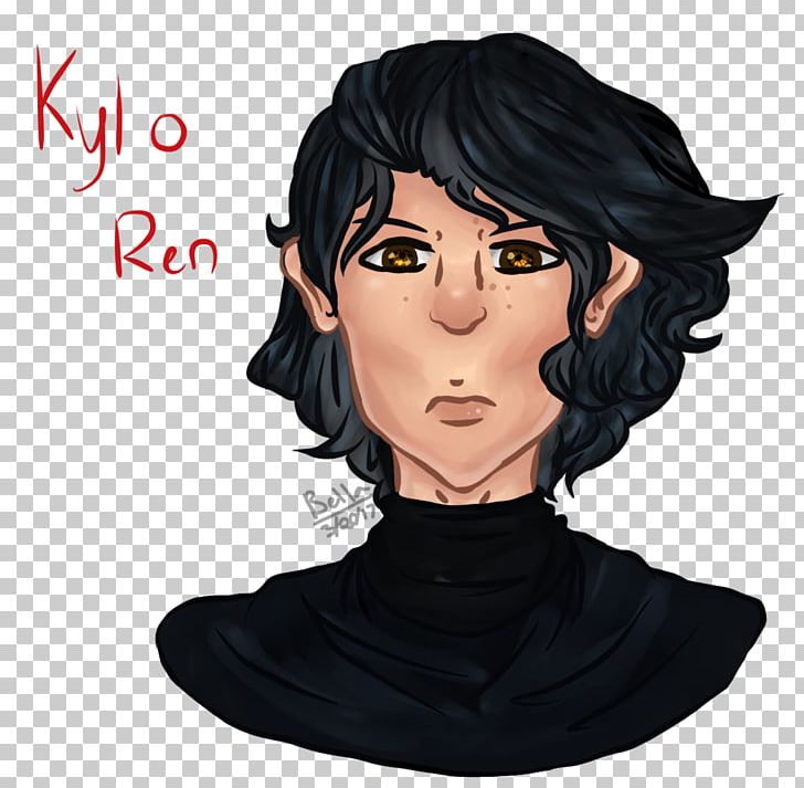 Black Hair Kylo Ren Hair Coloring PNG, Clipart, Art, Artist, Black Hair, Brown Hair, Cartoon Free PNG Download