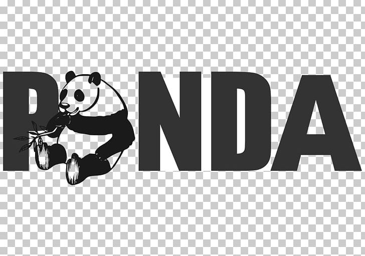 Giant Panda Logo Brand Carnivores Product PNG, Clipart, Black, Black And White, Black M, Brand, Carnivoran Free PNG Download