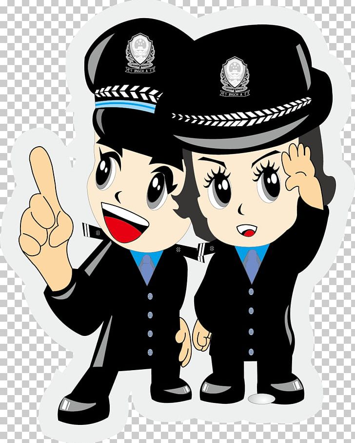 Police Officer Cartoon Chinese Public Security Bureau Firefighter PNG, Clipart, Art, Beautiful Girl, Beauty, Beauty Salon, Cartoon Characters Free PNG Download