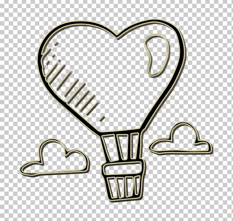 Heart Icon Transport Icon Hand Drawn Love Elements Icon PNG, Clipart, Balloon, Birthday, Hand Drawn Love Elements Icon, Heart Icon, Hot Air Balloon Free PNG Download