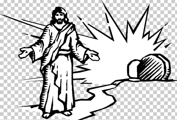 Jesus Is Risen! Resurrection Of Jesus PNG, Clipart, Art, Artwork, Black, Black And White, Cartoon Free PNG Download