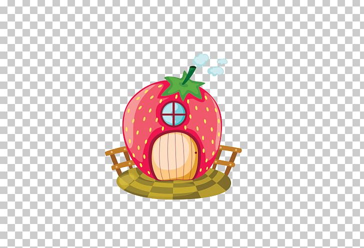 House Cartoon Strawberry Illustration PNG, Clipart, Apartment House, Cartoon, Cartoon Creative, Cartoon House, Creative Free PNG Download