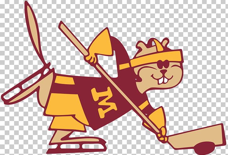 Minnesota Golden Gophers Men's Ice Hockey Minnesota Golden Gophers Football Minnesota Golden Gophers Women's Ice Hockey NCAA Men's Ice Hockey Championship Goldy Gopher PNG, Clipart, Angle, Cartoon, Fictional Character, Goaltender, Hockey Free PNG Download