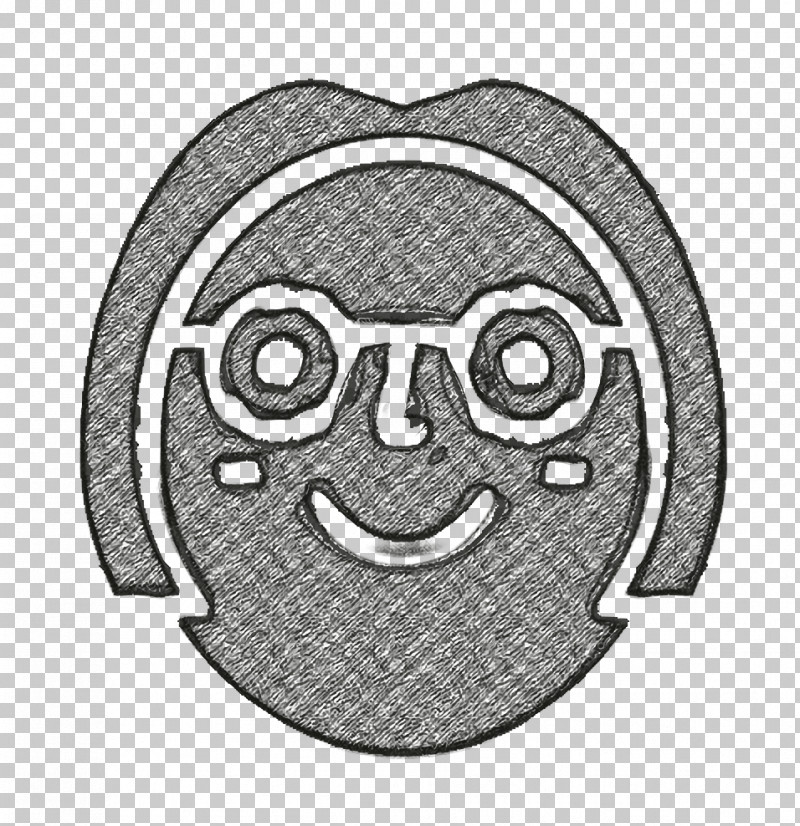 Woman Icon Happy People Icon Emoji Icon PNG, Clipart, Analytic Trigonometry And Conic Sections, Biology, Black And White, Cartoon, Circle Free PNG Download