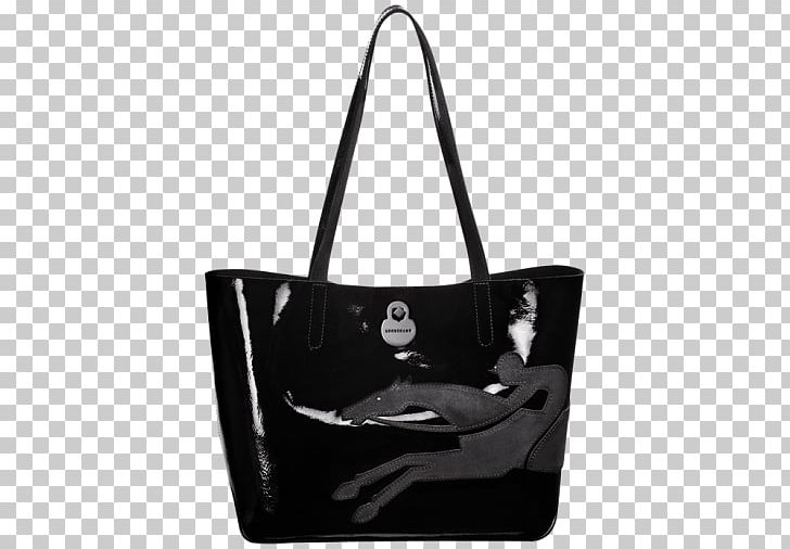 Handbag Tote Bag Longchamp Shopping PNG, Clipart, Accessories, Bag, Black, Black And White, Brand Free PNG Download