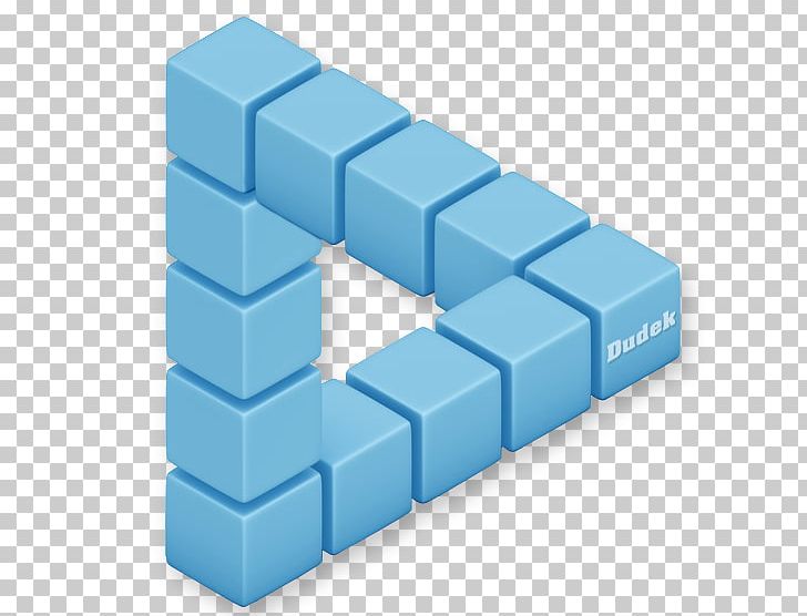 Penrose Triangle Optics Penrose Stairs PNG, Clipart, Angle, Azure, Blue, Cube, Illusion Free PNG Download