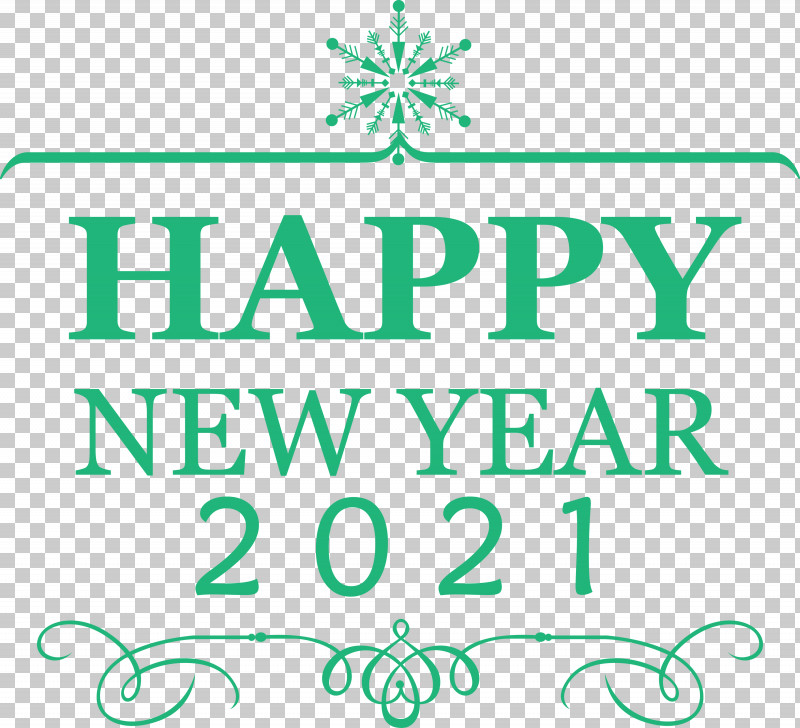 2021 Happy New Year New Year 2021 Happy New Year PNG, Clipart, 2021 Happy New Year, Green, Happy New Year, Leaf, Line Free PNG Download