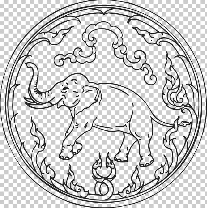 Chiang Rai Chiang Mai Phayao Province Elephants In Thailand Seals Of The Provinces Of Thailand PNG, Clipart, Animals, Area, Art, Black And White, Carnivoran Free PNG Download