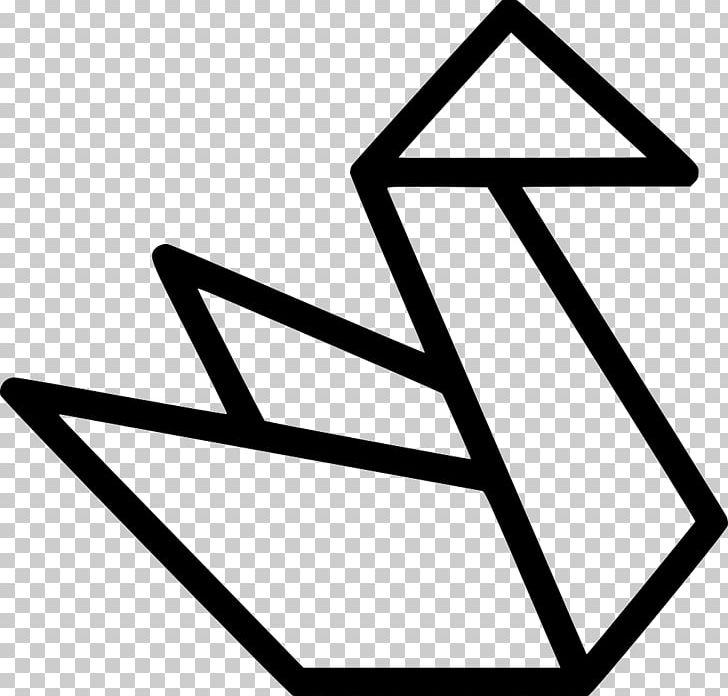 Computer Icons Origami Paper Plane PNG, Clipart, Angle, Area, Art, Black, Black And White Free PNG Download