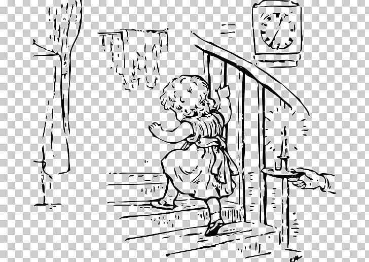 Climbing Drawing Stairs Child PNG, Clipart, Angle, Artwork, Bedtime, Black, Black And White Free PNG Download