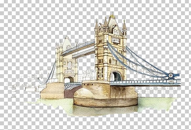 tower bridge london vector