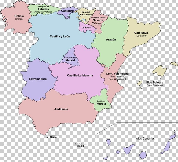 Autonomous Communities Of Spain Political Divisions Of Spain Constitution Of Spain Administrative Division PNG, Clipart, Administrative Division, Area, Autonomous City, Autonomous Communities Of Spain, Autonomy Free PNG Download