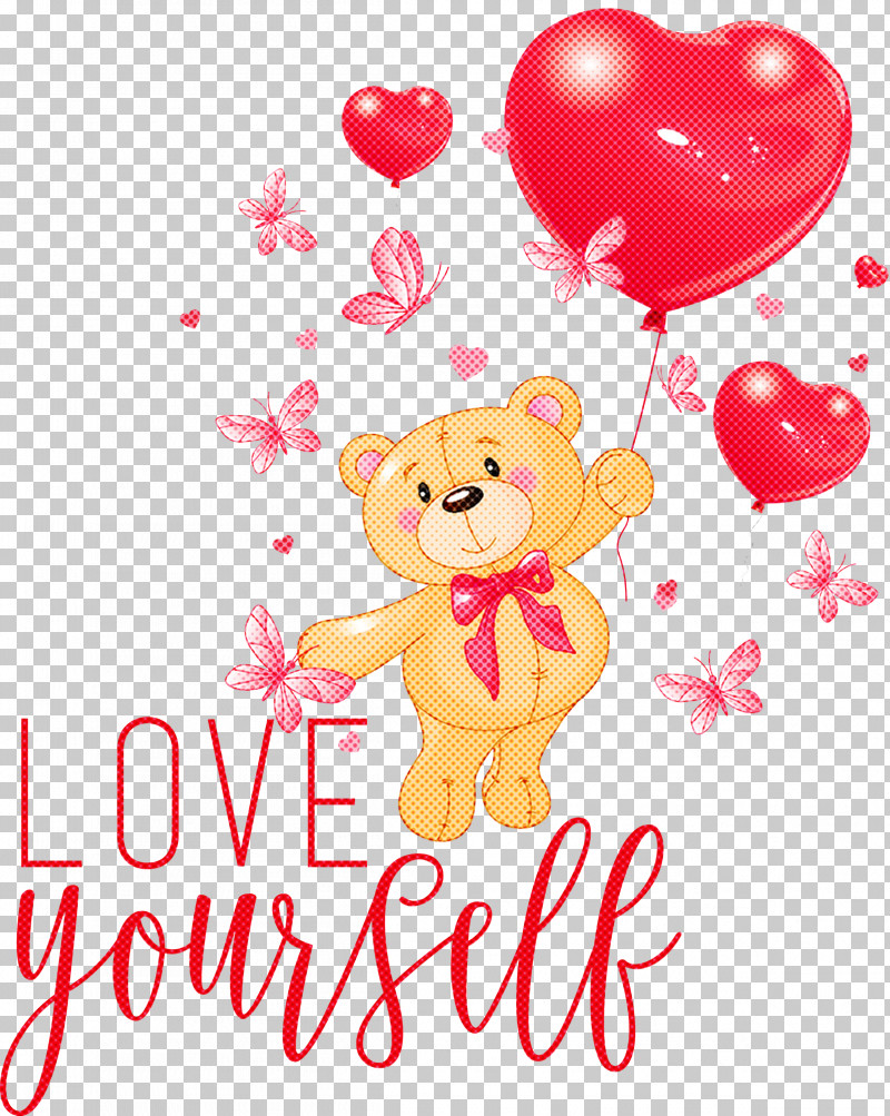 Love Yourself Love PNG, Clipart, Bears, Clothing, Color, Decal, Love Free PNG Download