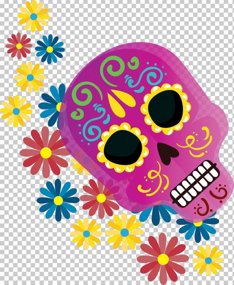 Calavera Calaveras Sugar Skull PNG, Clipart, Calavera, Calaveras, Day Of The Dead, Floral Design, Line Free PNG Download