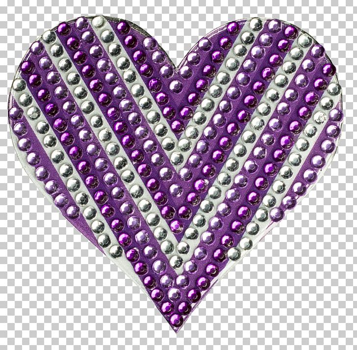 Imitation Gemstones & Rhinestones Sticker Purple Violet Lilac PNG, Clipart, Art, Collectable, Crystal, Glitter, Heart Free PNG Download