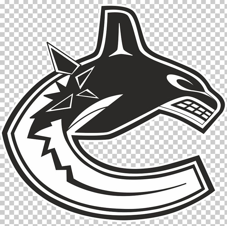 Vancouver Canucks National Hockey League Logo Columbus Blue Jackets PNG, Clipart, Black, Black And White, Brand, Decal, Edmonton Oilers Free PNG Download