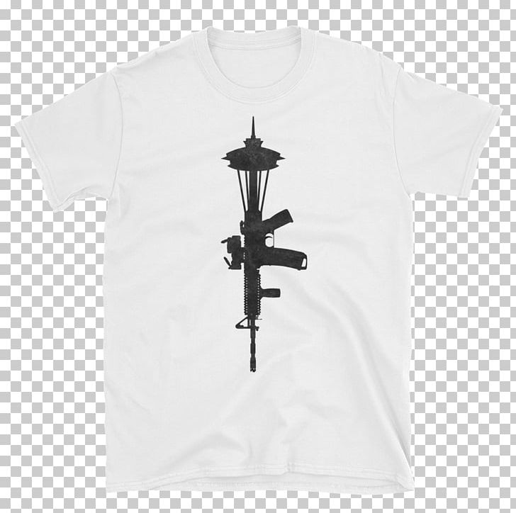 T-shirt White M4 Carbine Magpul Industries Sleeve PNG, Clipart, Ar15 Style Rifle, Assault Rifle, Black, Black And White, Clothing Free PNG Download
