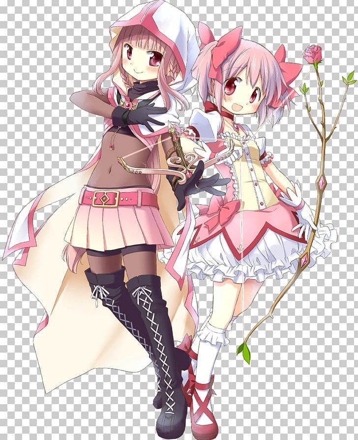 マギアレコード 魔法少女まどか☆マギカ外伝 Homura Akemi Madoka Kaname Magical Girl Magia PNG, Clipart, Anime, Artwork, Brown Hair, Cartoon, Cg Artwork Free PNG Download