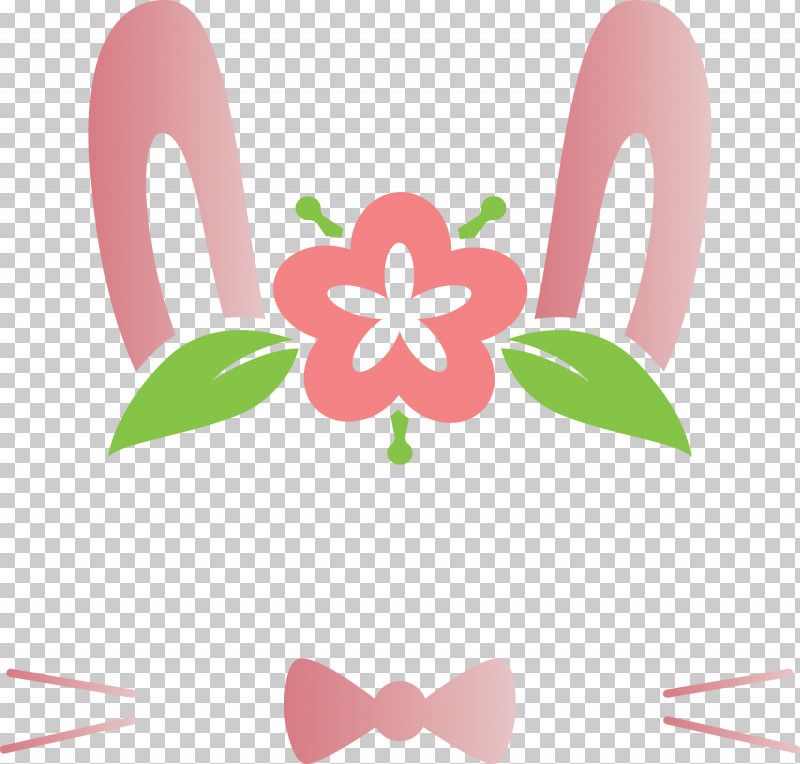 Easter Bunny Easter Day Cute Rabbit PNG, Clipart, Cute Rabbit, Easter Bunny, Easter Day, Pink, Ribbon Free PNG Download