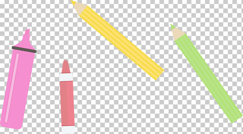 Writing Implement Pen Meter Yellow Writing PNG, Clipart, Back To School, Meter, Paint, Pen, Watercolor Free PNG Download