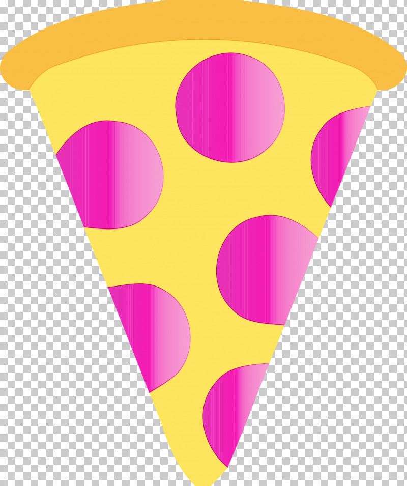 Yellow Cone Magenta PNG, Clipart, Cone, Food, Magenta, Paint, Pizza Free PNG Download