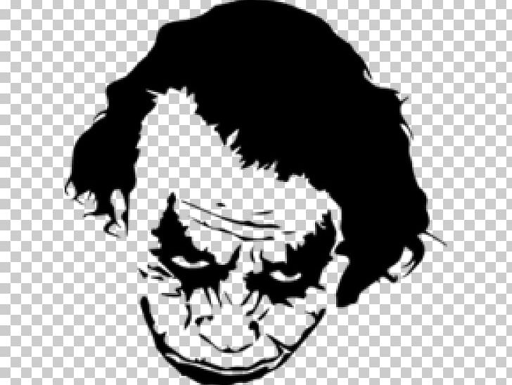 Joker Harley Quinn Stencil Art PNG, Clipart, Art, Black, Black And ...