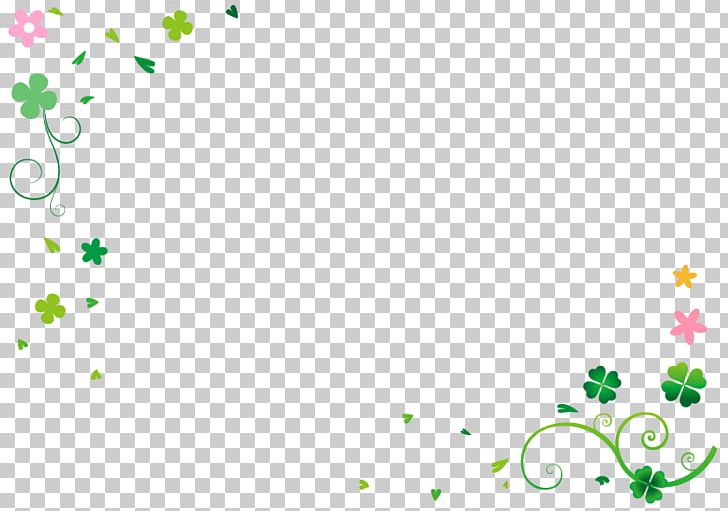 Small Flowers And Clover Frame. PNG, Clipart, Advertising, Branch, Circle, Color, Computer Wallpaper Free PNG Download