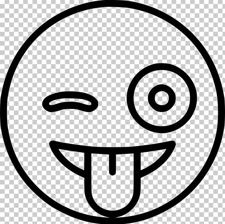 Smiley Emoticon Wink Computer Icons PNG, Clipart, Area, Black And White, Circle, Computer Icons, Download Free PNG Download