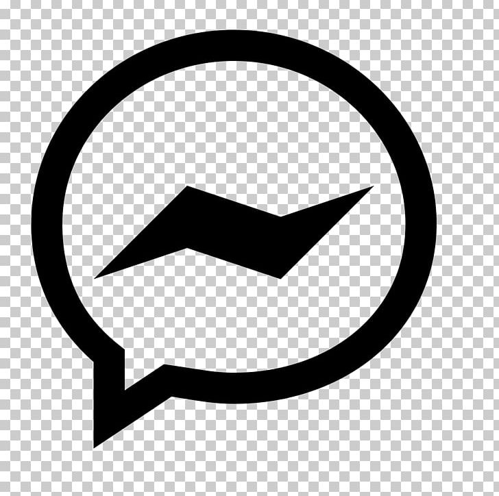 Computer Icons Facebook Messenger Desktop Png Clipart Angle Area Black Black And White Circle Free Png