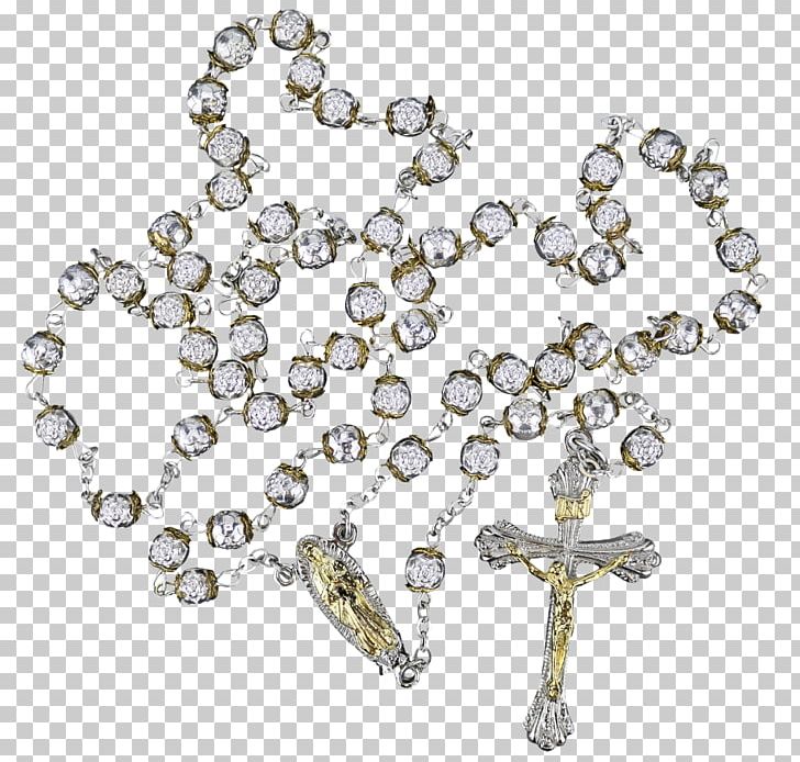 Rosary Silver Miraculous Medal Gold Prayer PNG, Clipart, Body Jewelry, Cross, Crucifix, De Rosa, Fashion Accessory Free PNG Download